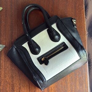 Black and White Handbag